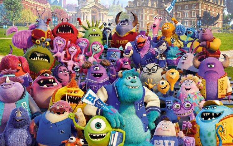 436149 monsters, University HD Wallpaper Desktop Background