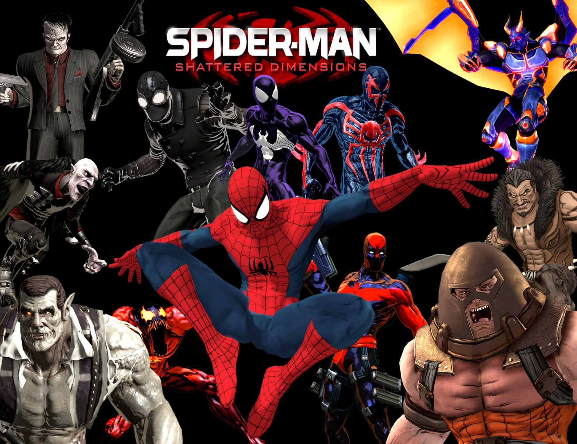 spider man, Shattered, Dimensions, Action, Adventure, Superhero, Platform, Stealth, Spiderman, Spider, Fighting Wallpaper
