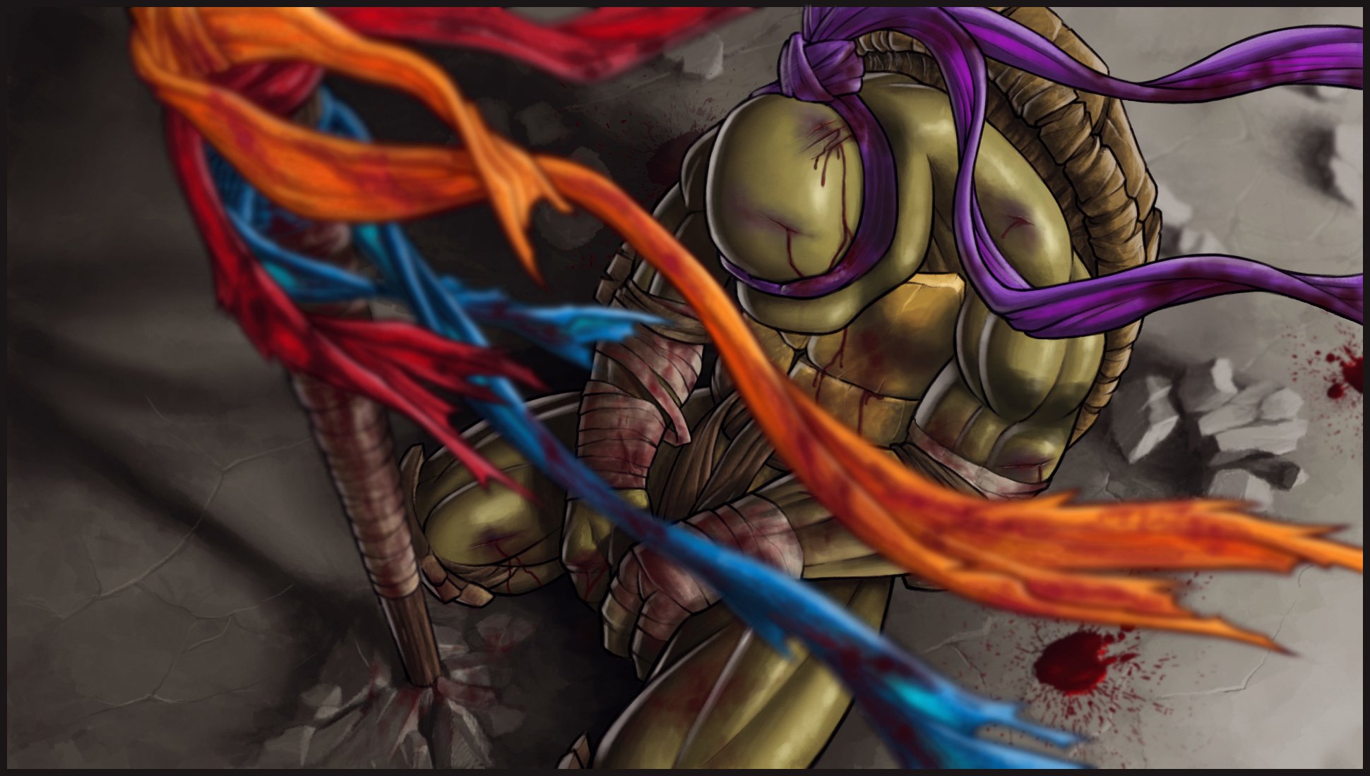 teenage, Mutant, Ninja, Turtles, Donatello, Hero, Fantasy Wallpaper