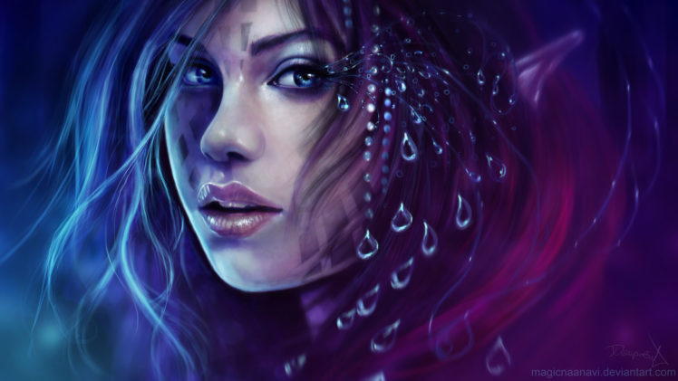 face, Drawing, Abstract, Purple, Women, Girl, Face HD Wallpaper Desktop Background