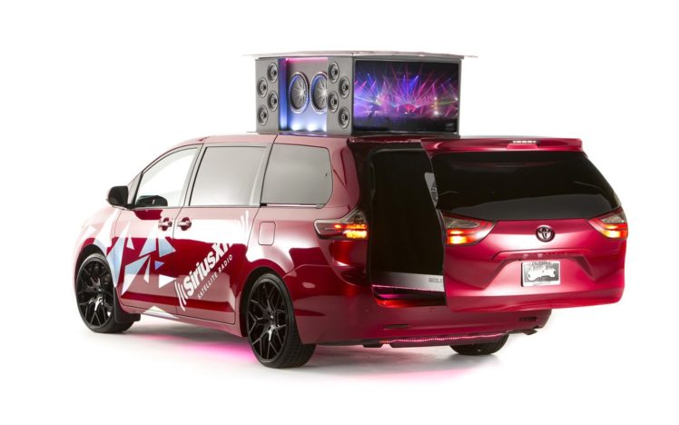 2015, Toyota, Sienna, Remix, Cars, Tuning, Sema, 2014 HD Wallpaper Desktop Background
