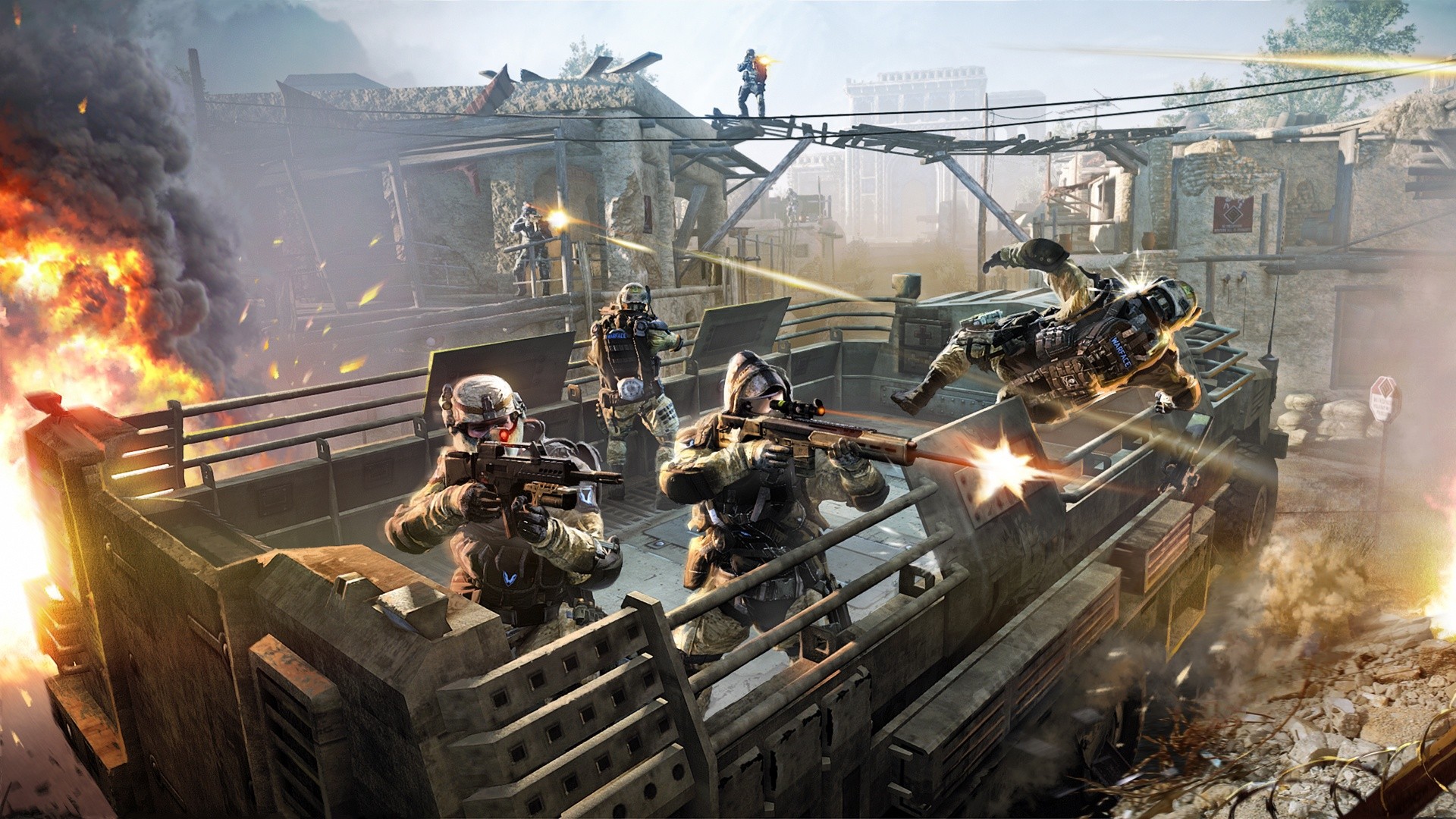 warface, Soldiers, Battle Wallpaper
