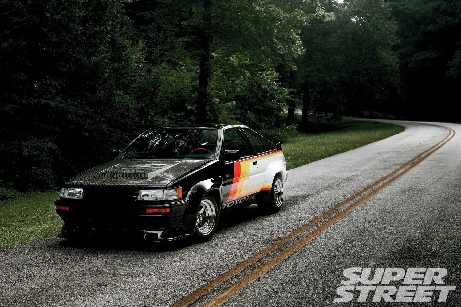 toyota, Corolla, Gt s, Coupe, Sedan, Japan, Cars, Tuning Wallpaper