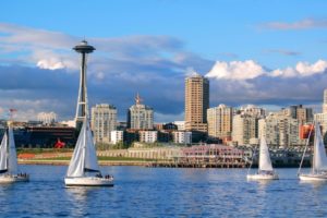 boats, Seattle, Sail, Bay, Sound, Cities