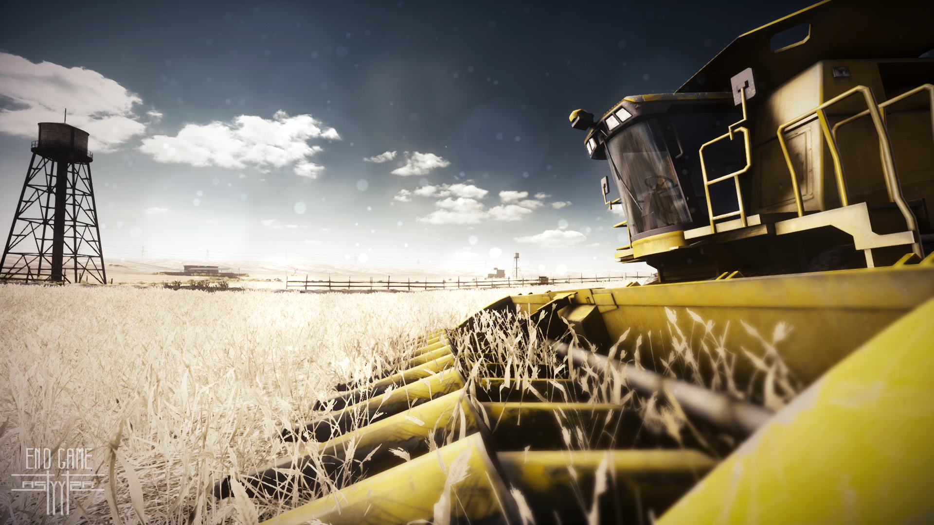 farm, Tractor, Harvest, Crops, Fields Wallpaper