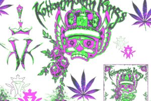 kottonmouth, Kings, Rap, Rapper, Hip, Hop, Marijuana, Drugs, 420, Dark, Skull, Psychedelic