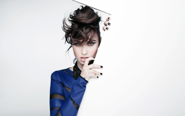 demi, Lovato, Woman, Beauty, Beautiful, Model, Brunette HD Wallpaper Desktop Background