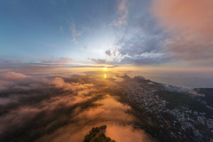rio, De, Janeiro, Cities, Buildings, Ocean, Sea, Reflection, Sky, Clouds, Sunset, Sunrise, Fog, Mist, Landscapes