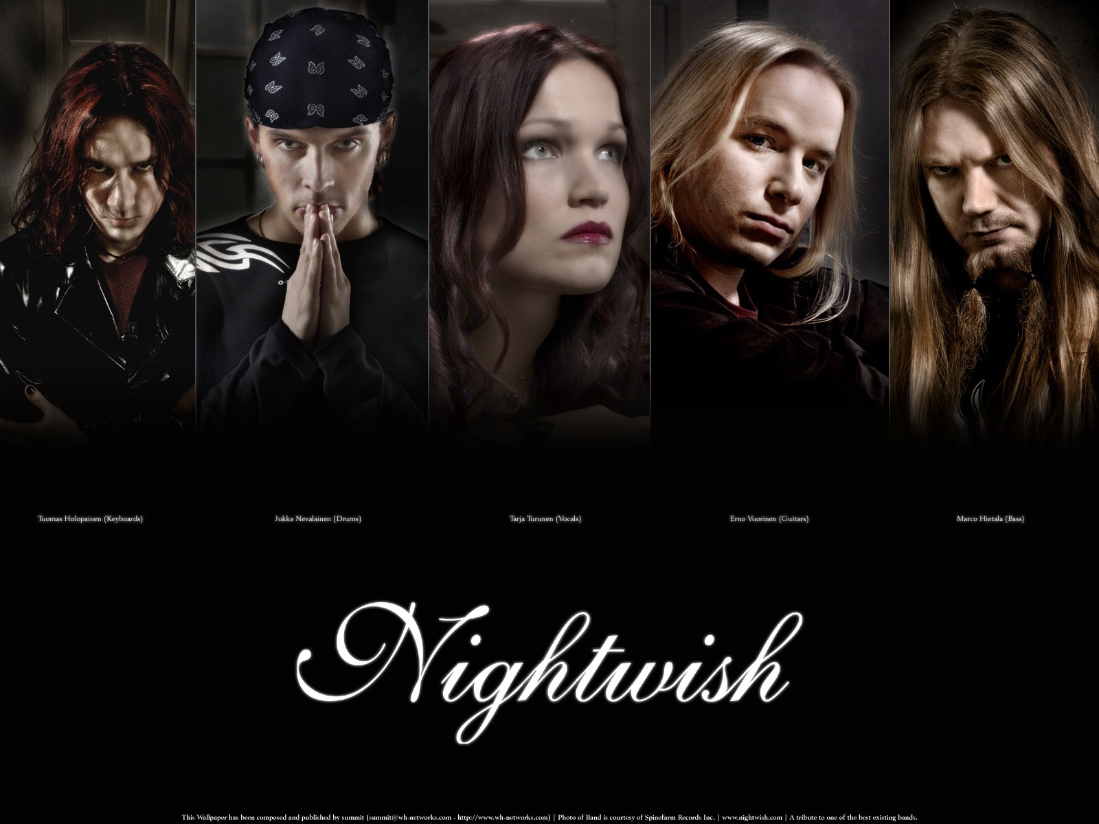 nightwish, Tarja, Turunen, Band, Groups, Gothic, Heavy, Metal, Women, Females, Girls, Babes, Brunettes Wallpaper