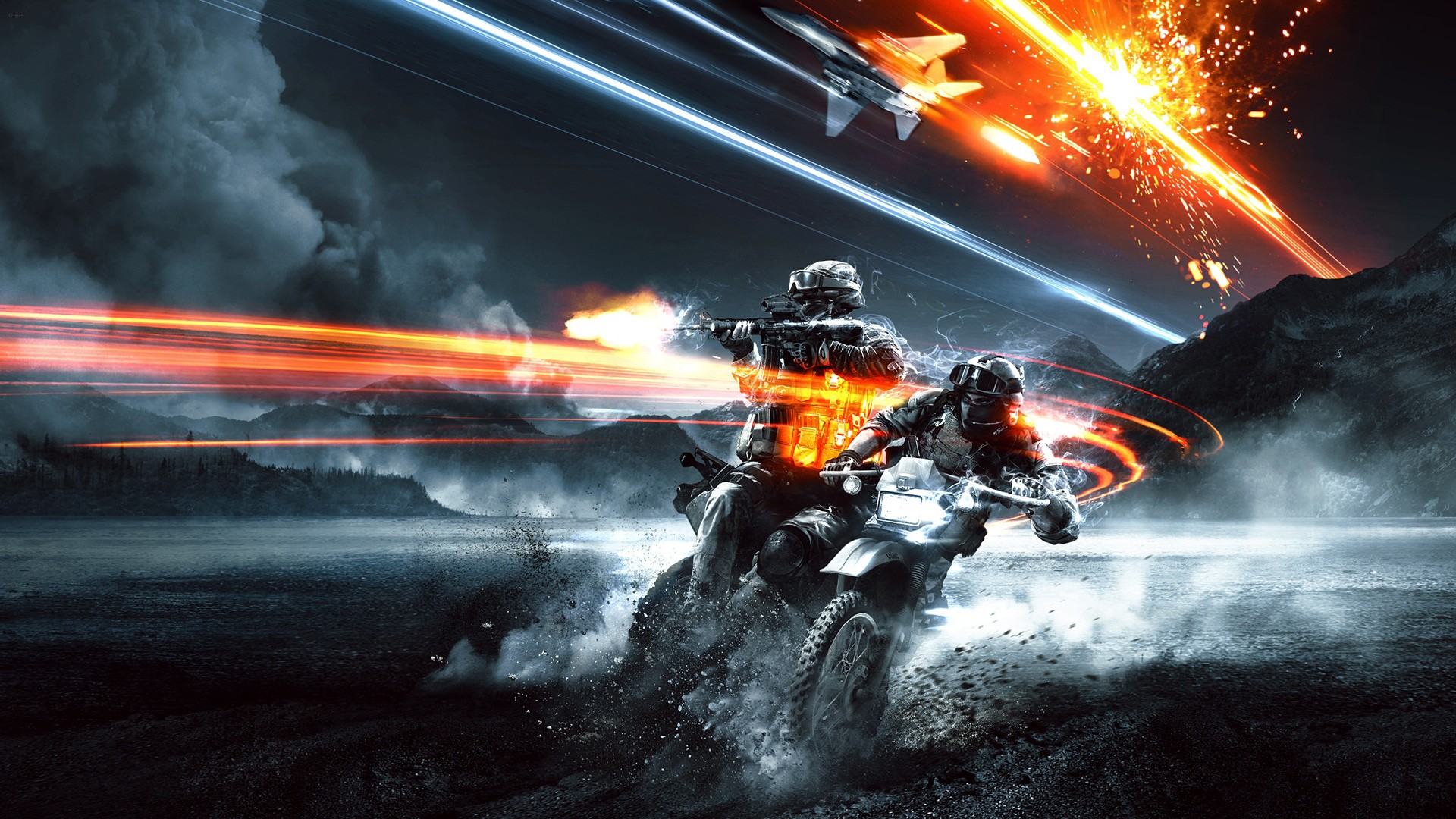 battlefield, Soldier, Dirtbike, Jet, Warriors, Military, Weapons, Guns, Battle Wallpaper