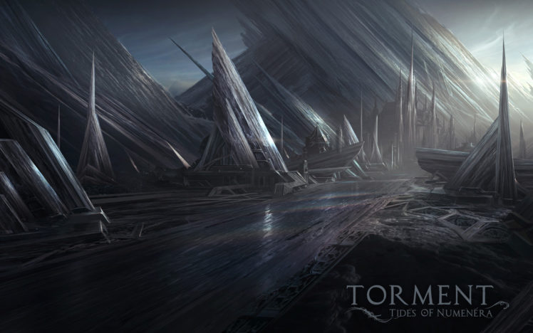 torment, Tides, Of, Numenera, Drawing, Fantasy, Cities HD Wallpaper Desktop Background