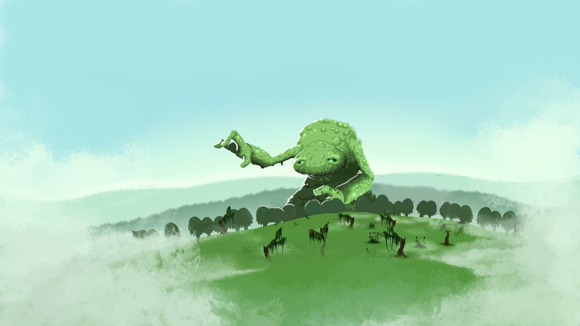 reus, God, Gods, Fantasy, Simulator, Giant, Sandbox Wallpaper