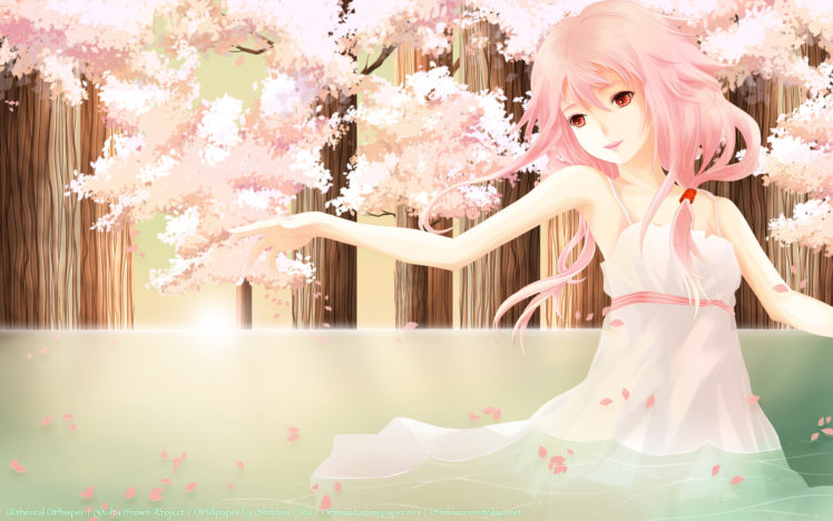 guilty, Crown, Pink, Pink, Hair, Summer, Dress, Water, Wet, Yuzuriha, Inori HD Wallpaper Desktop Background