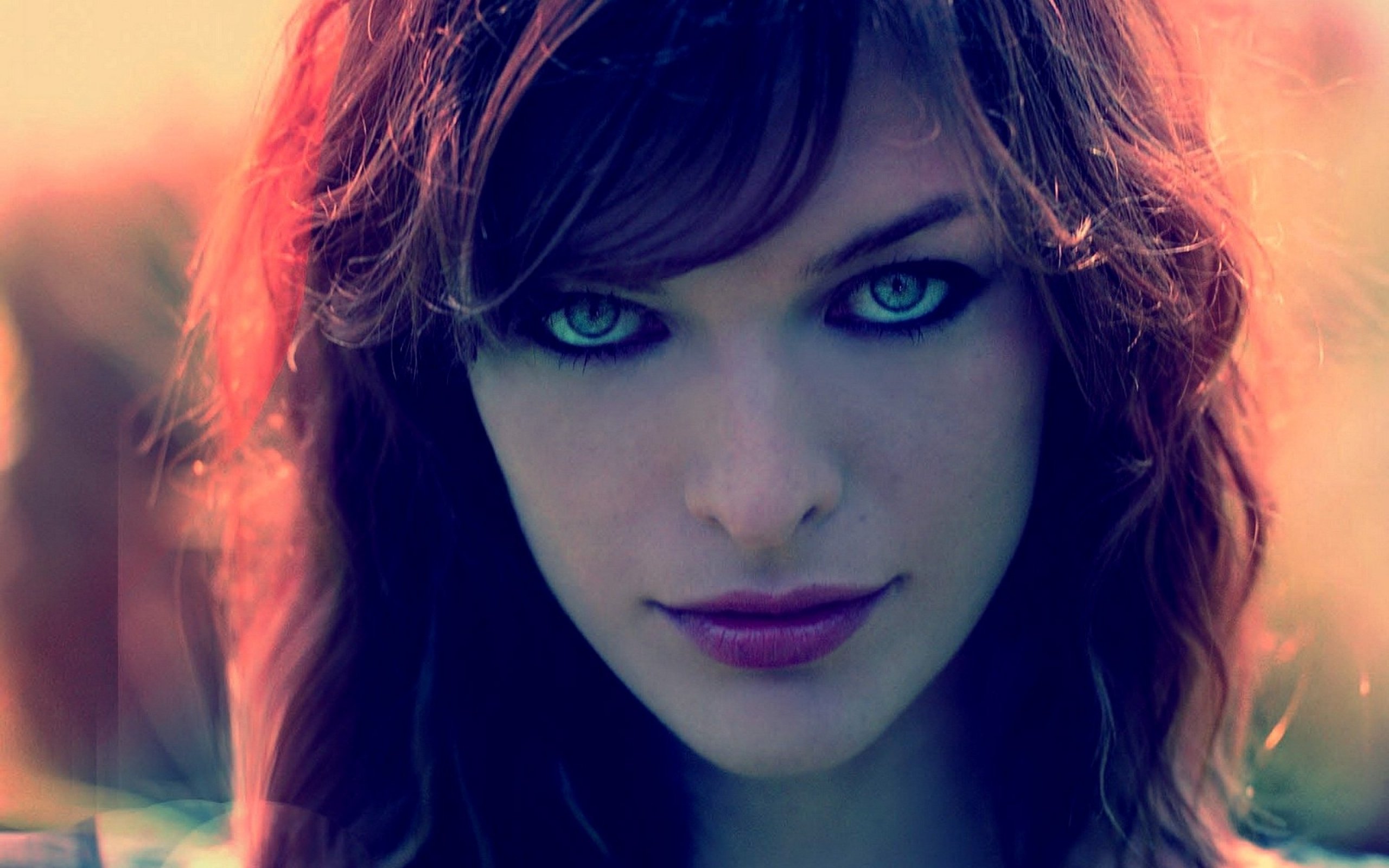 milla, Jovovich, Actress, Woman, Beauty, Beautiful, Model, Girl, Brunette Wallpaper