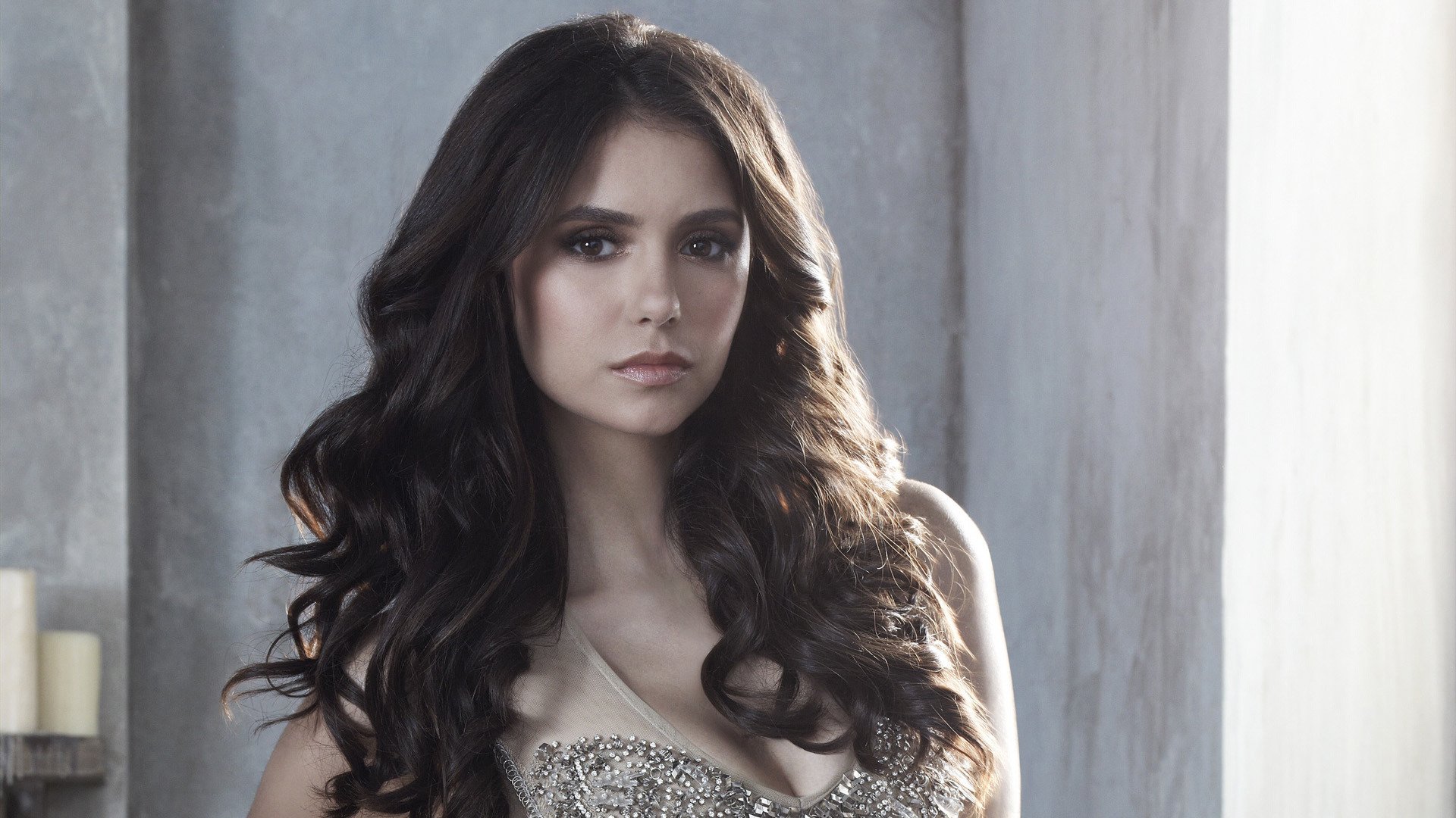 nina, Dobrev, Actress, Woman, Beauty, Beautiful, Girl, Model, Brunette Wallpaper
