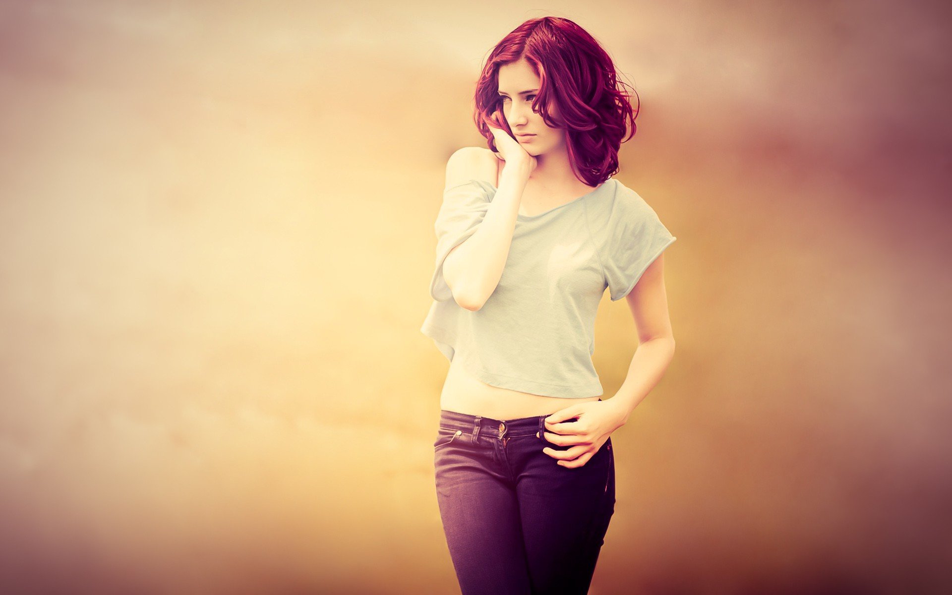 susan, Coffey, Beauty, Beautiful, Model, Girl, Redhead Wallpaper