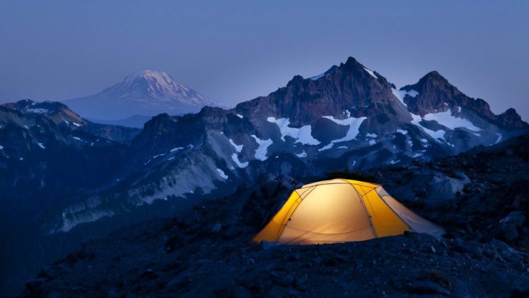 photography, Camping, Mountain, Night, Sport, Light, Snow HD Wallpaper Desktop Background