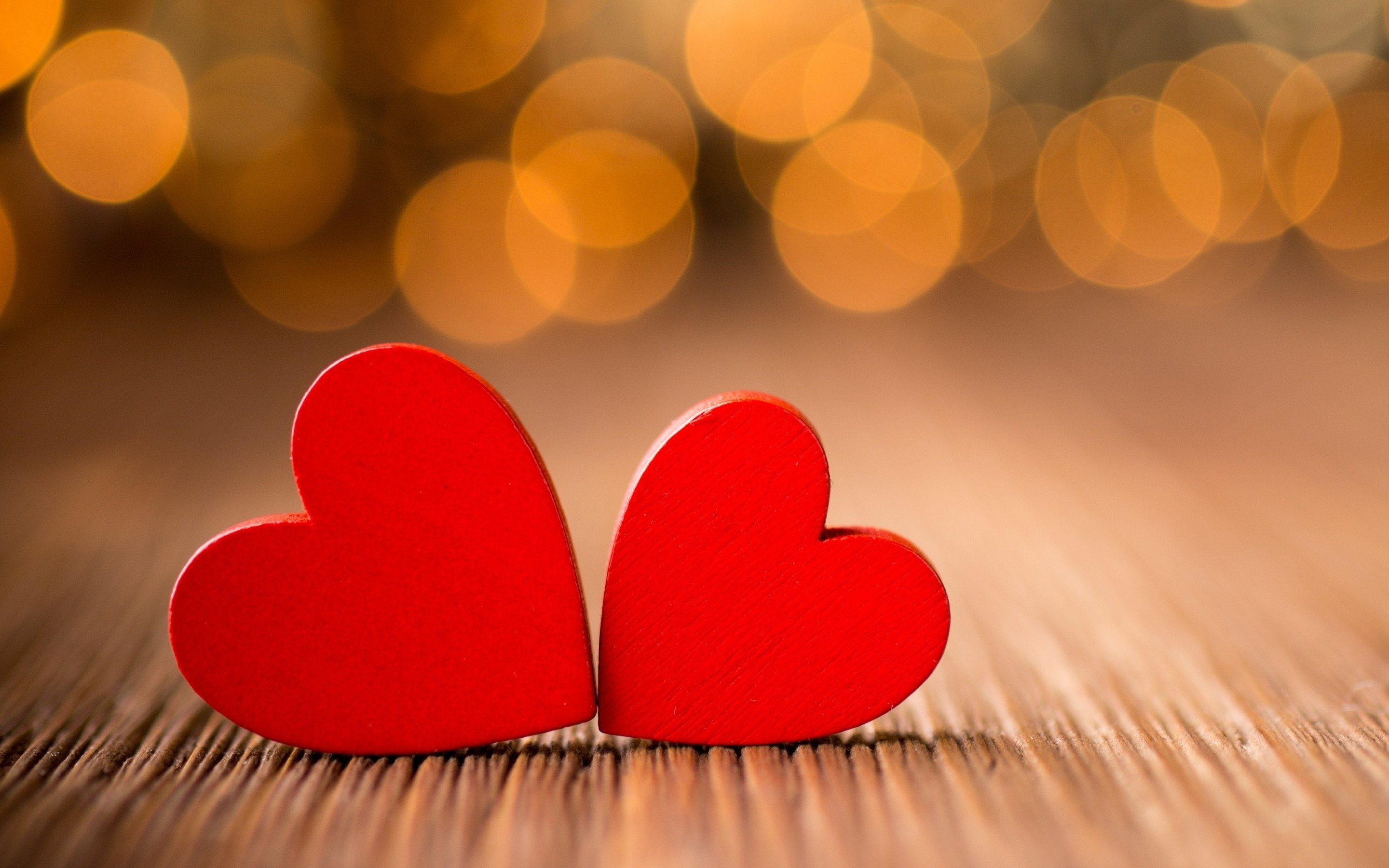 love, Red, Heart, Bokeh, Light Wallpaper