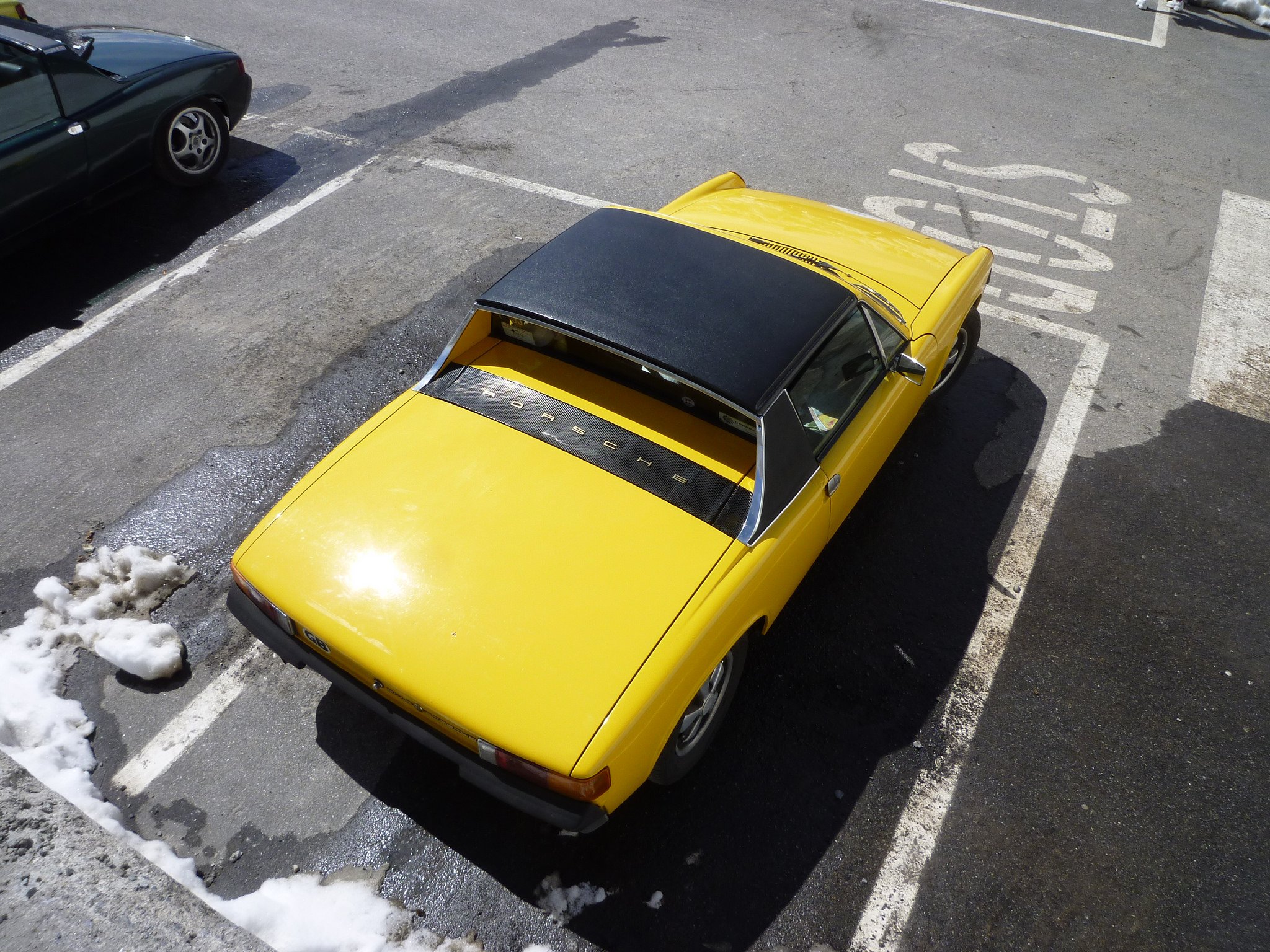 porsche, 914, 916, Coupe, Classic, Cars, Germany, Jaune Wallpaper