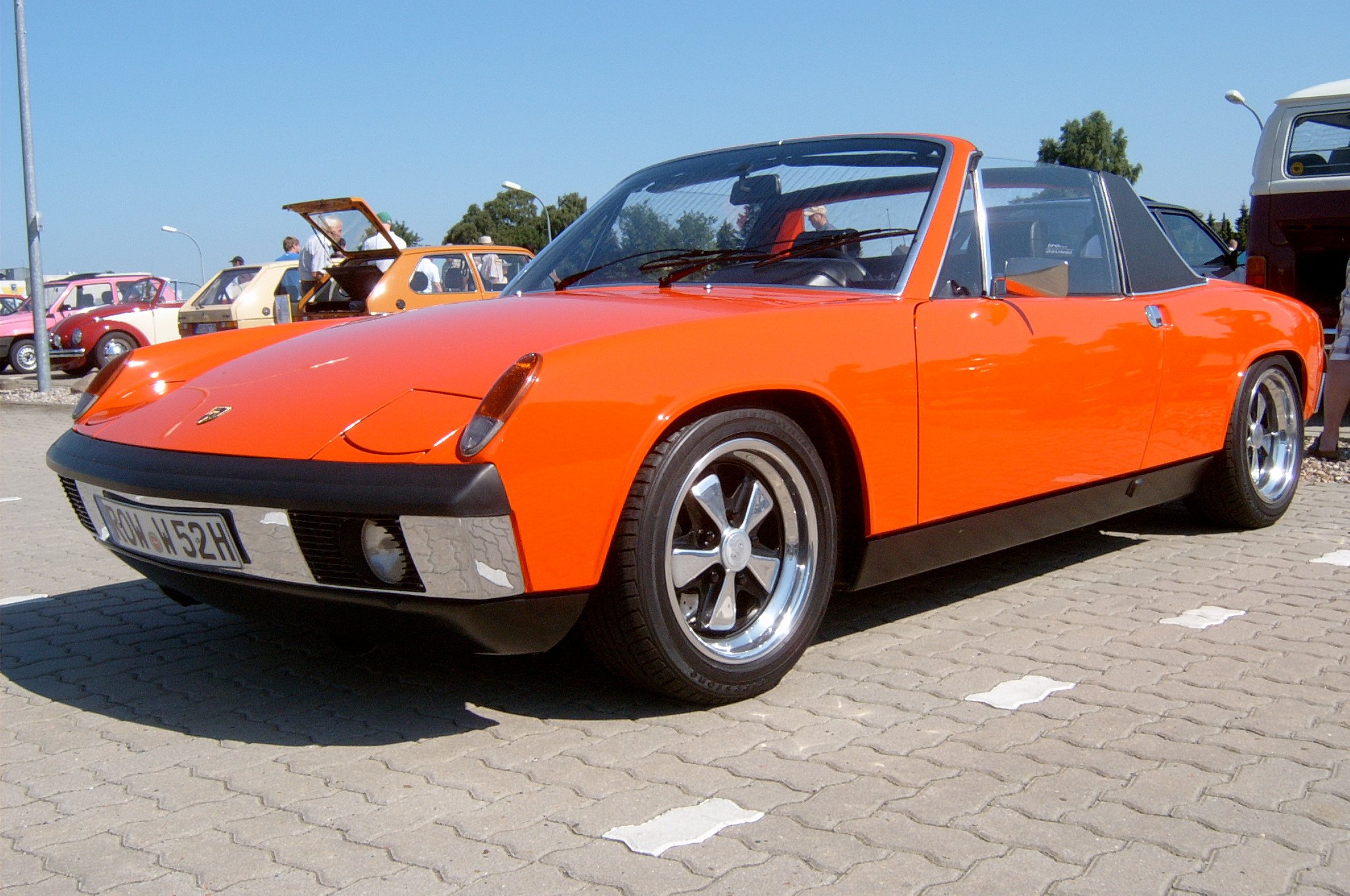 porsche, 914, 916, Coupe, Classic, Cars, Germany, Orange Wallpaper