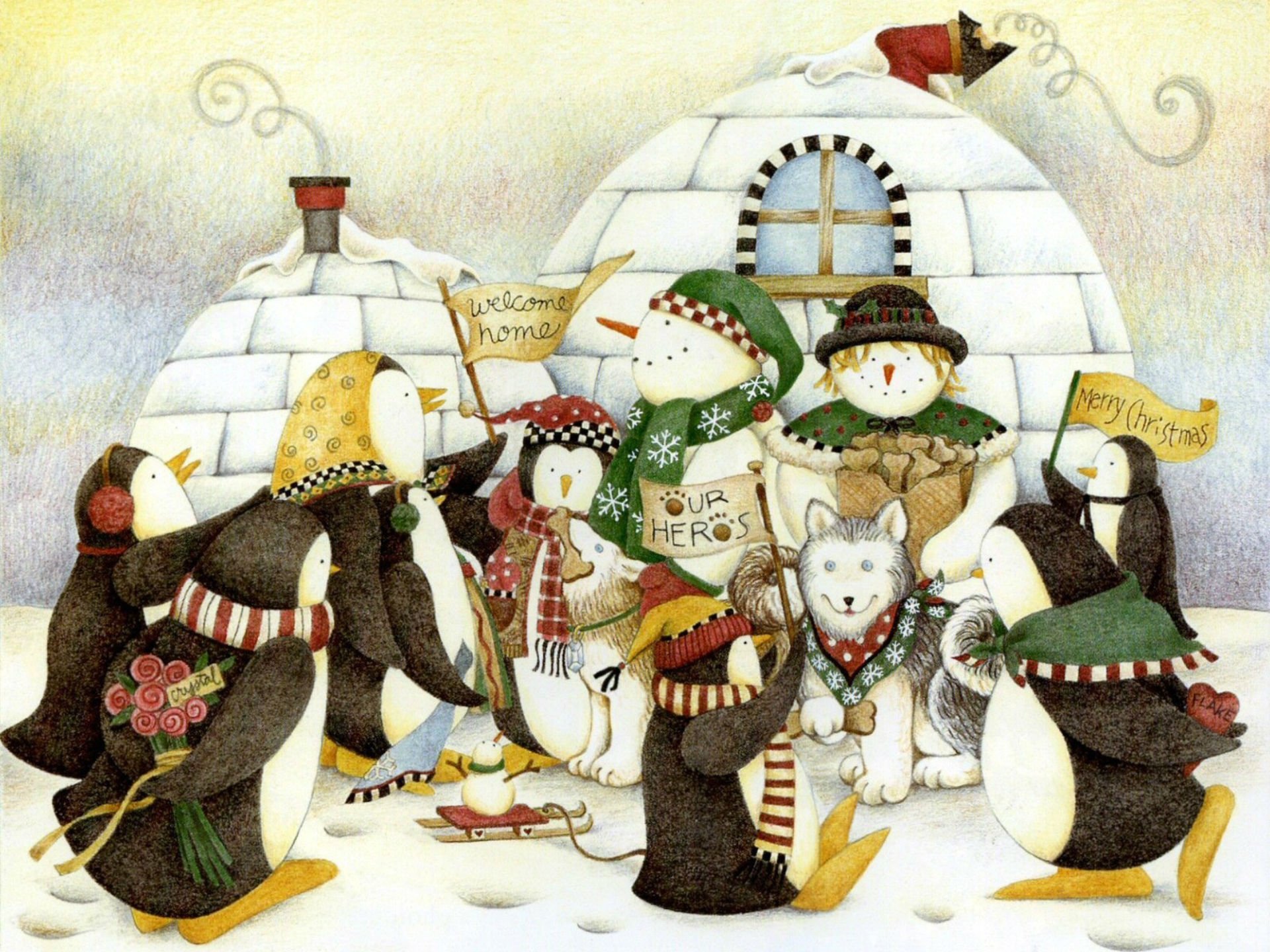 christmas, Holiday Wallpaper