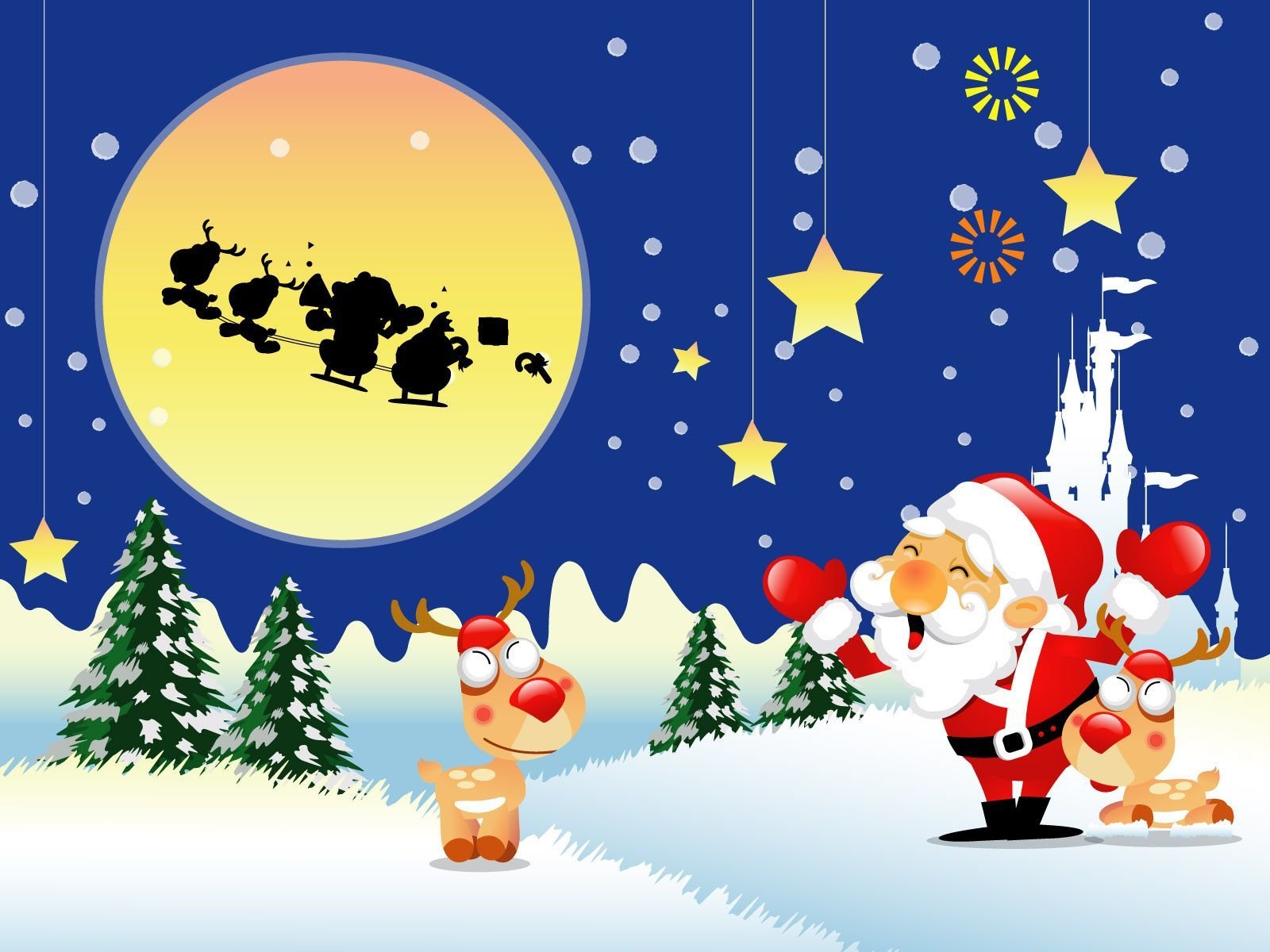 merry, Christmas, Holiday, Vacation, Gifts, Tree, Happy, Beautiful, Santa, Snowman, Lights Wallpaper