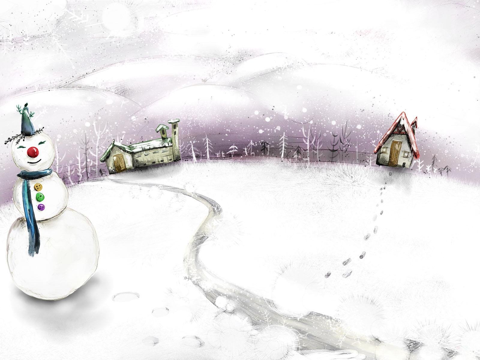 merry, Christmas, Holiday, Vacation, Gifts, Tree, Happy, Beautiful, Santa, Snowman, Lights Wallpaper