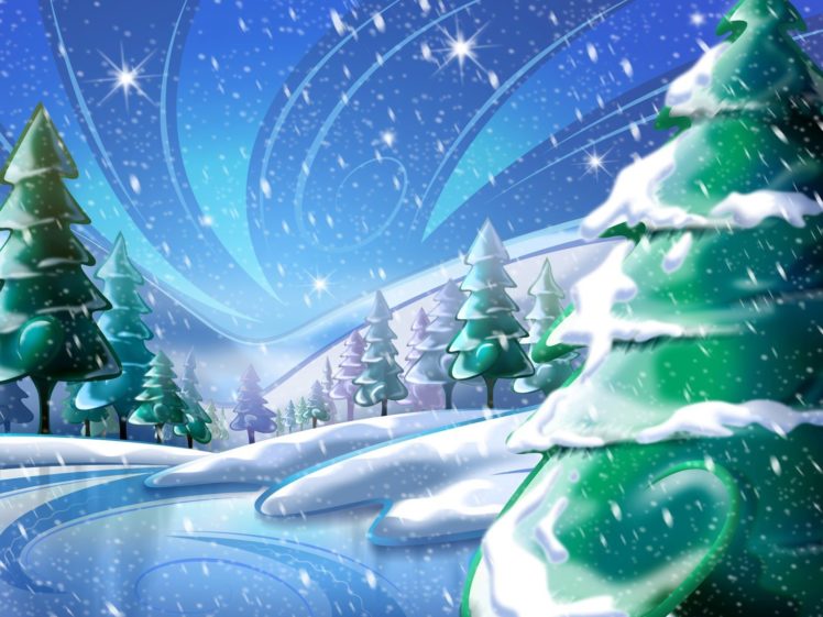 merry, Christmas, Holiday, Vacation, Gifts, Tree, Happy, Beautiful, Santa, Snowman, Lights HD Wallpaper Desktop Background