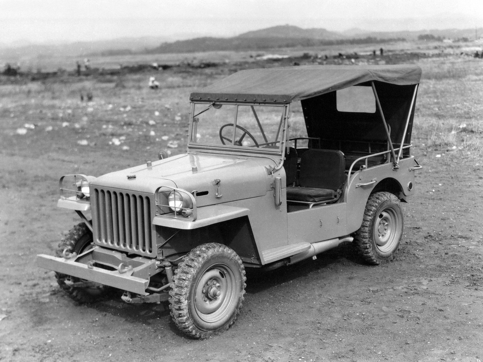 1951 54, Toyota, Jeep, B j, Suv, 4x4, Military, Retro Wallpaper