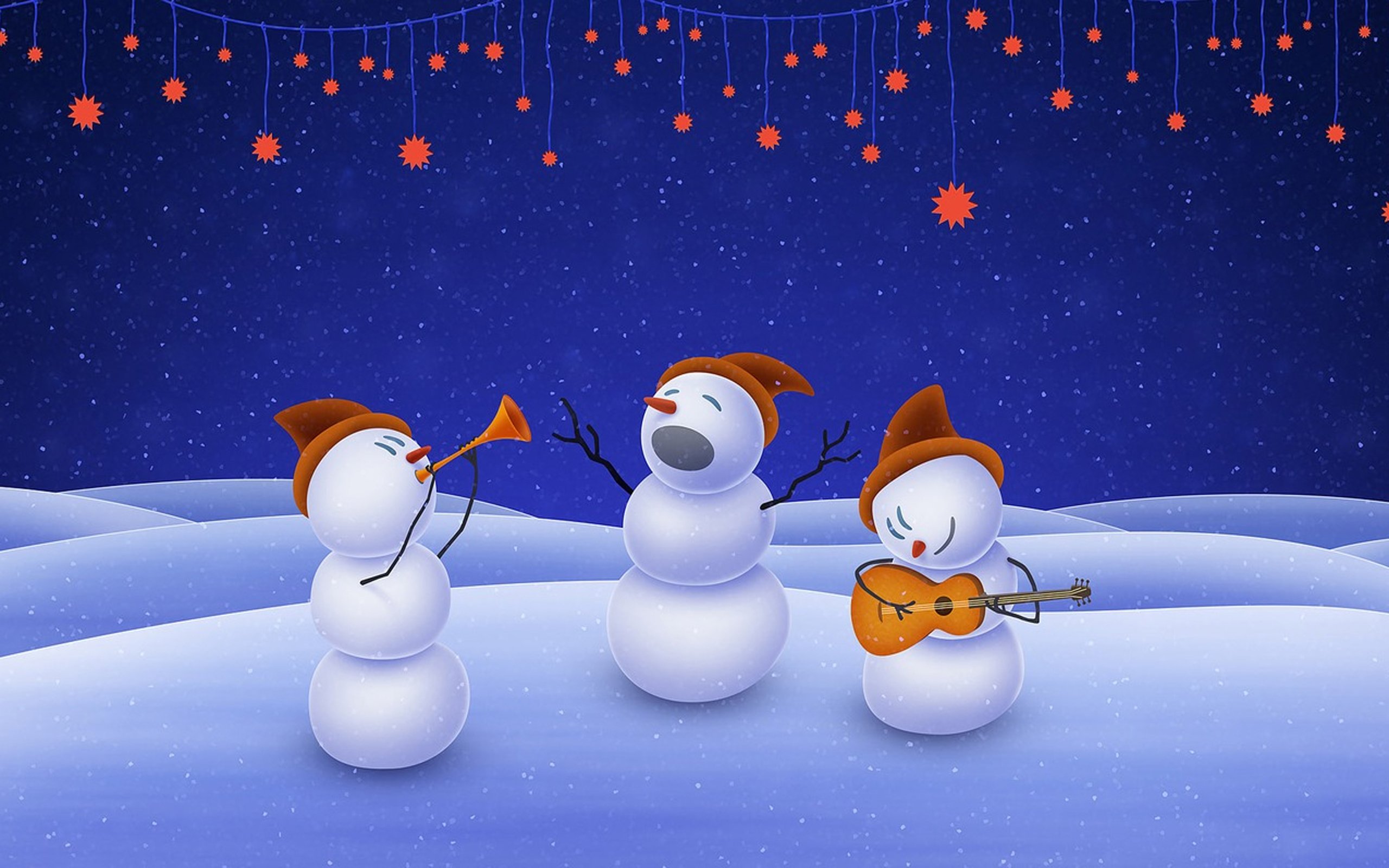 merry, Christmas, Holiday, Vacation, Gifts, Tree, Happy, Beautiful, Santa, Snowman, Lights Wallpaper