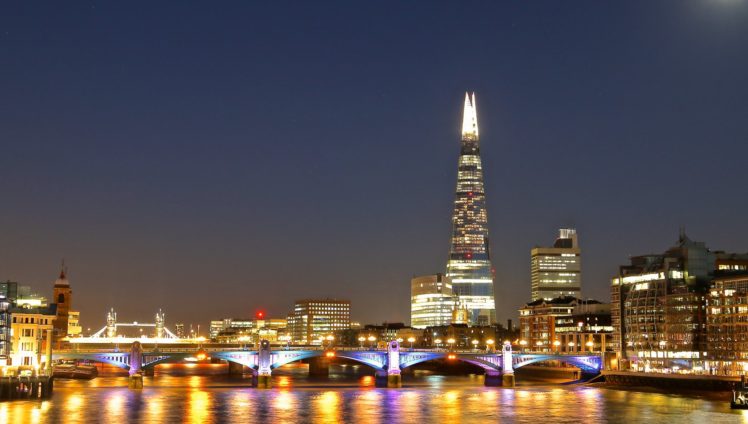 architecture, Building, Tower, Cities, Light, Londres, London, Angleterre, England, Uk, United, Kingdom, Tamise, Towers, Rivers, Bridges, Monuments, Night, Panorama, Panoramic, Urban HD Wallpaper Desktop Background