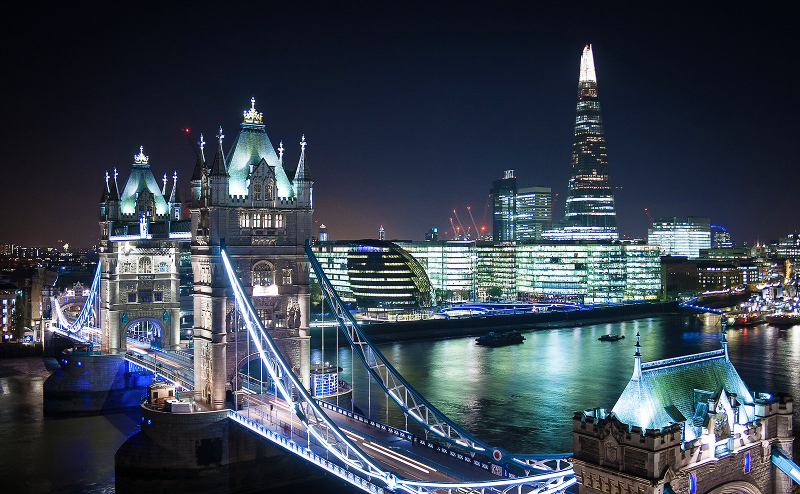 architecture, Building, Tower, Cities, Light, Londres, London, Angleterre, England, Uk, United, Kingdom, Tamise, Towers, Rivers, Bridges, Monuments, Night, Panorama, Panoramic, Urban Wallpaper