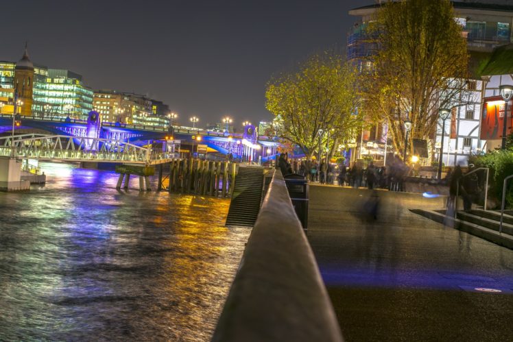 architecture, Building, Tower, Cities, Light, Londres, London, Angleterre, England, Uk, United, Kingdom, Tamise, Towers, Rivers, Bridges, Monuments, Night, Panorama, Panoramic, Urban HD Wallpaper Desktop Background