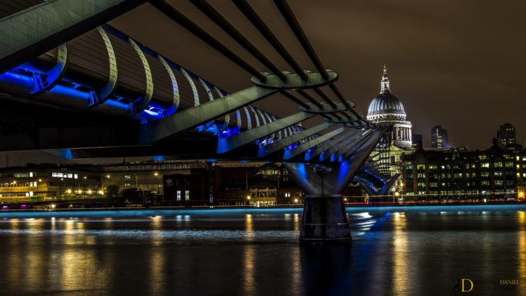 architecture, Building, Tower, Cities, Light, Londres, London, Angleterre, England, Uk, United, Kingdom, Tamise, Towers, Rivers, Bridges, Monuments, Night, Panorama, Panoramic, Urban HD Wallpaper Desktop Background