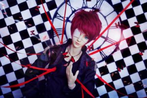doll, Boy, Red, Hair, Butterfly