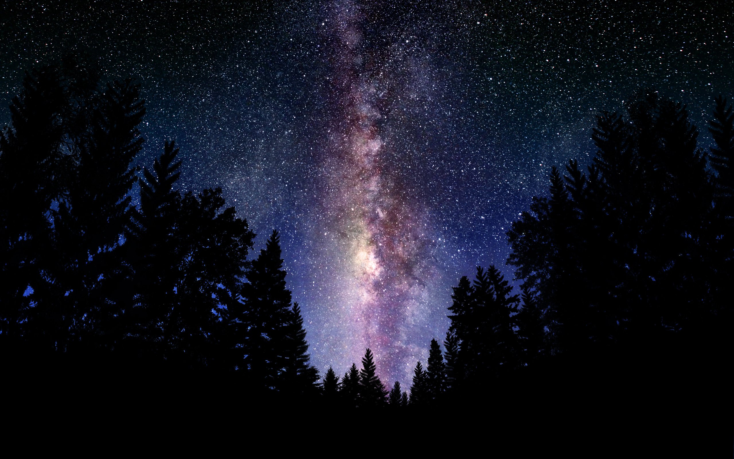the, Milky, Way, Galaxy, Photography,  , Manipulation Wallpaper