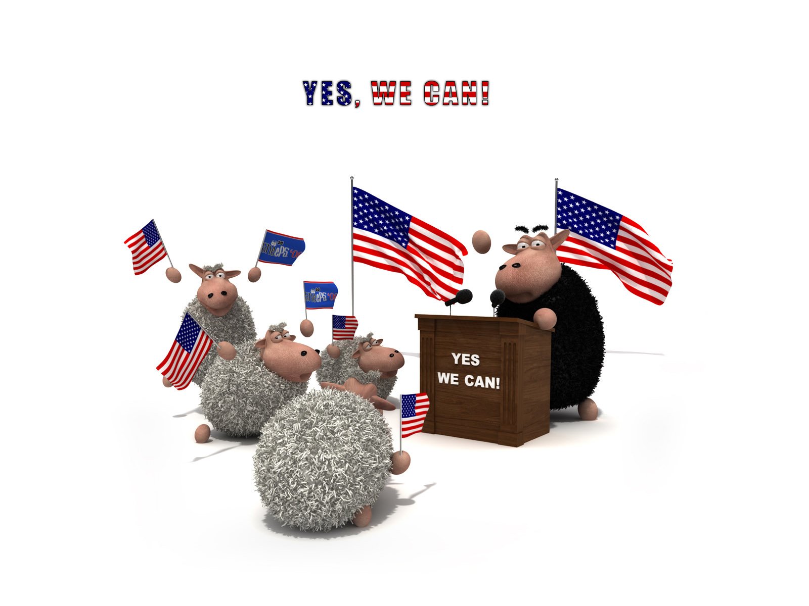 owdlarrd, Funny, Sheep, Cartoon, Sheep Wallpaper