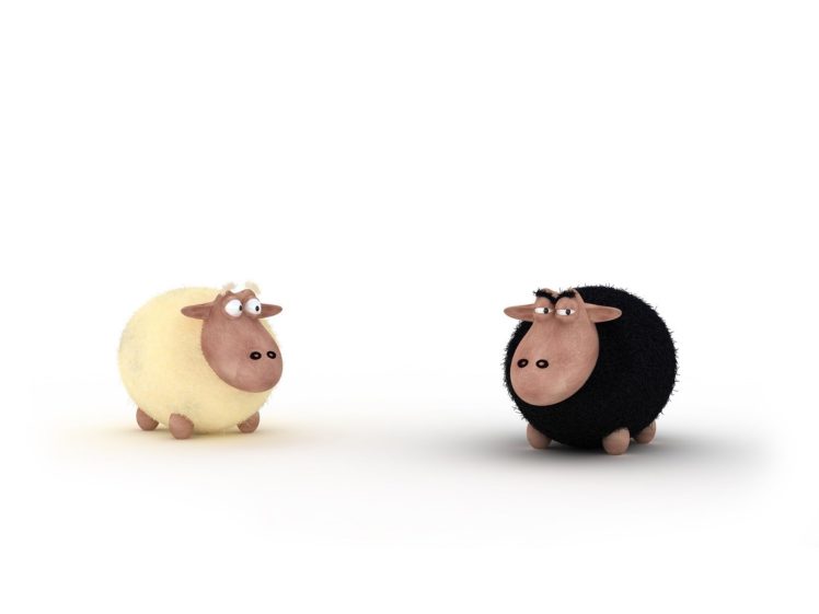 owdlarrd, Funny, Sheep, Cartoon, Sheep HD Wallpaper Desktop Background