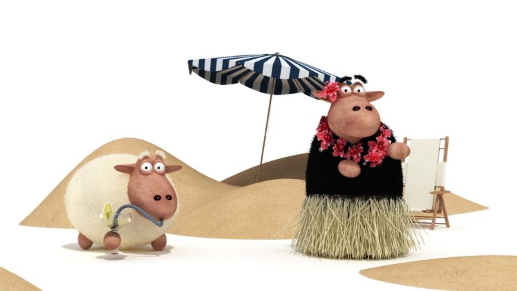 owdlarrd, Funny, Sheep, Cartoon, Sheep HD Wallpaper Desktop Background