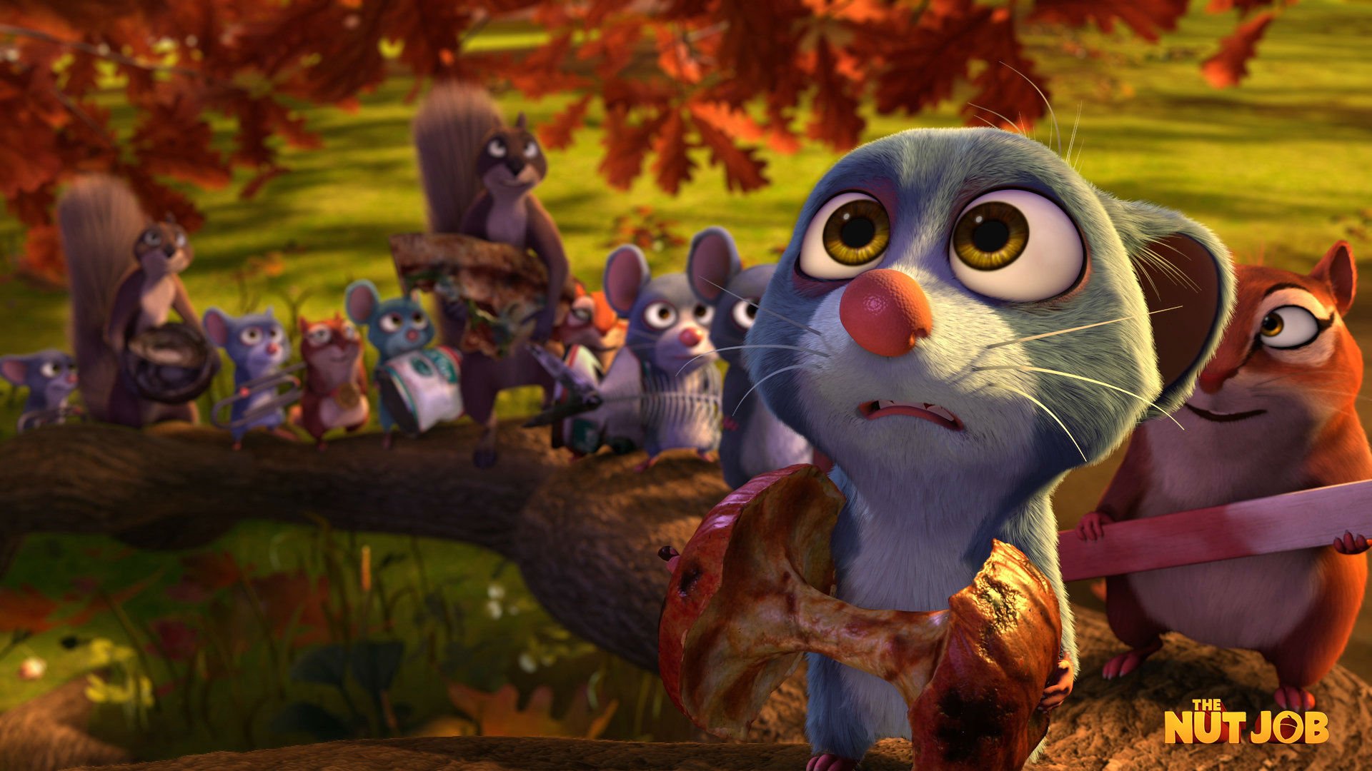 nut job, Animation, Squirrel, Comedy, Family, Nut, Job Wallpaper