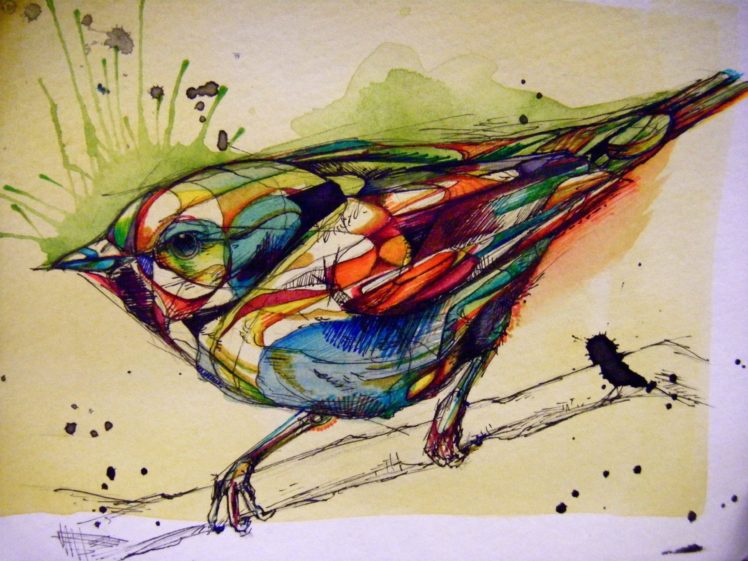 animals, Artwork, Birds HD Wallpaper Desktop Background