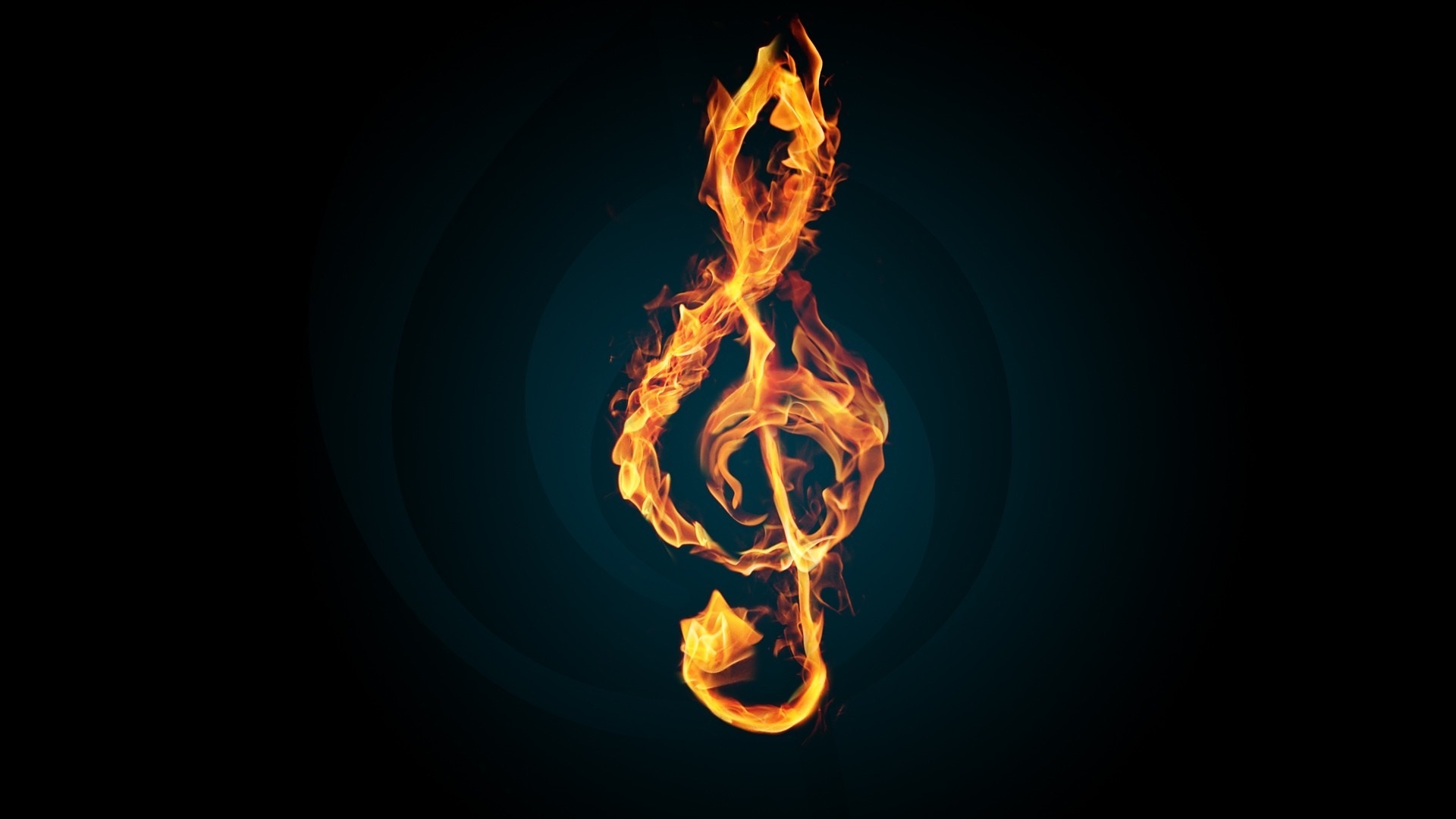 music, Fire Wallpaper