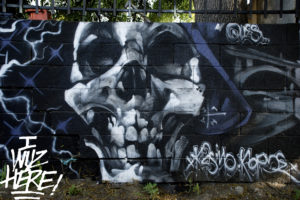 dark, Grim, Reaper, Horror, Skeletons, Skull, Creepy, Grafitti, Art, Painting, Urban, Text, Wall, Bricks