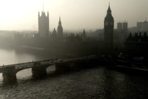 cityscapes, London, Big, Ben, Monochrome