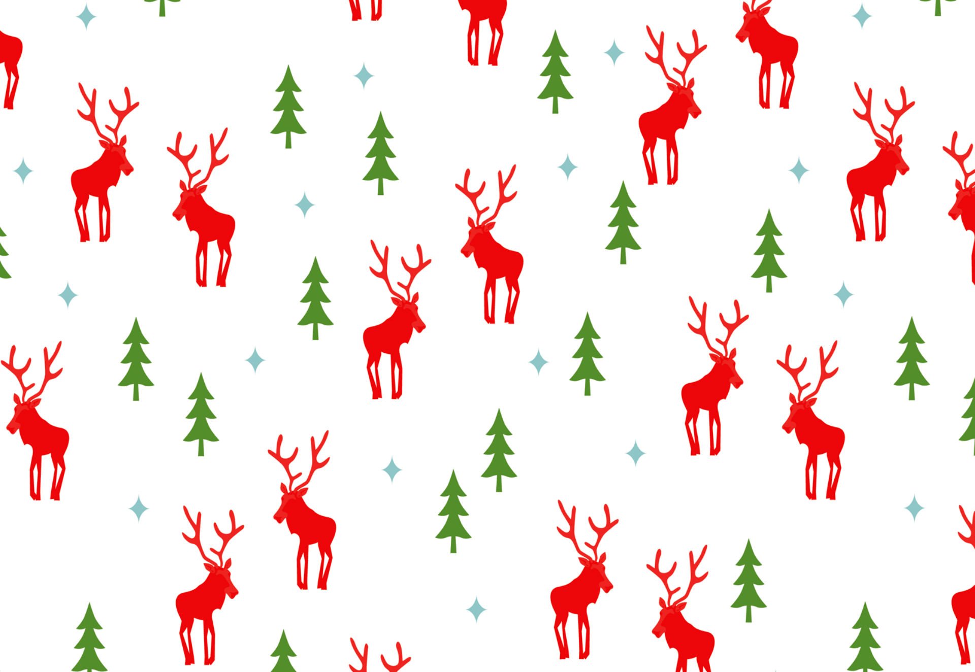 christmas, Holiday, Reindeer Wallpaper