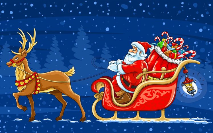 christmas, Holiday, Reindeer HD Wallpaper Desktop Background