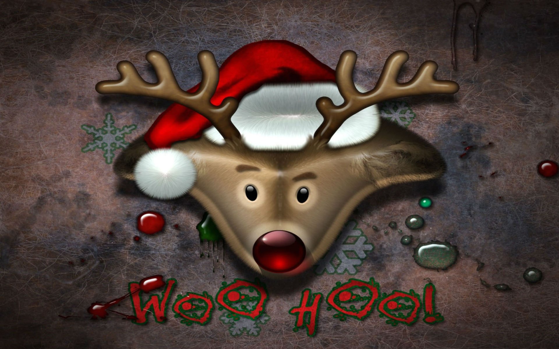 christmas, Holiday, Reindeer Wallpaper