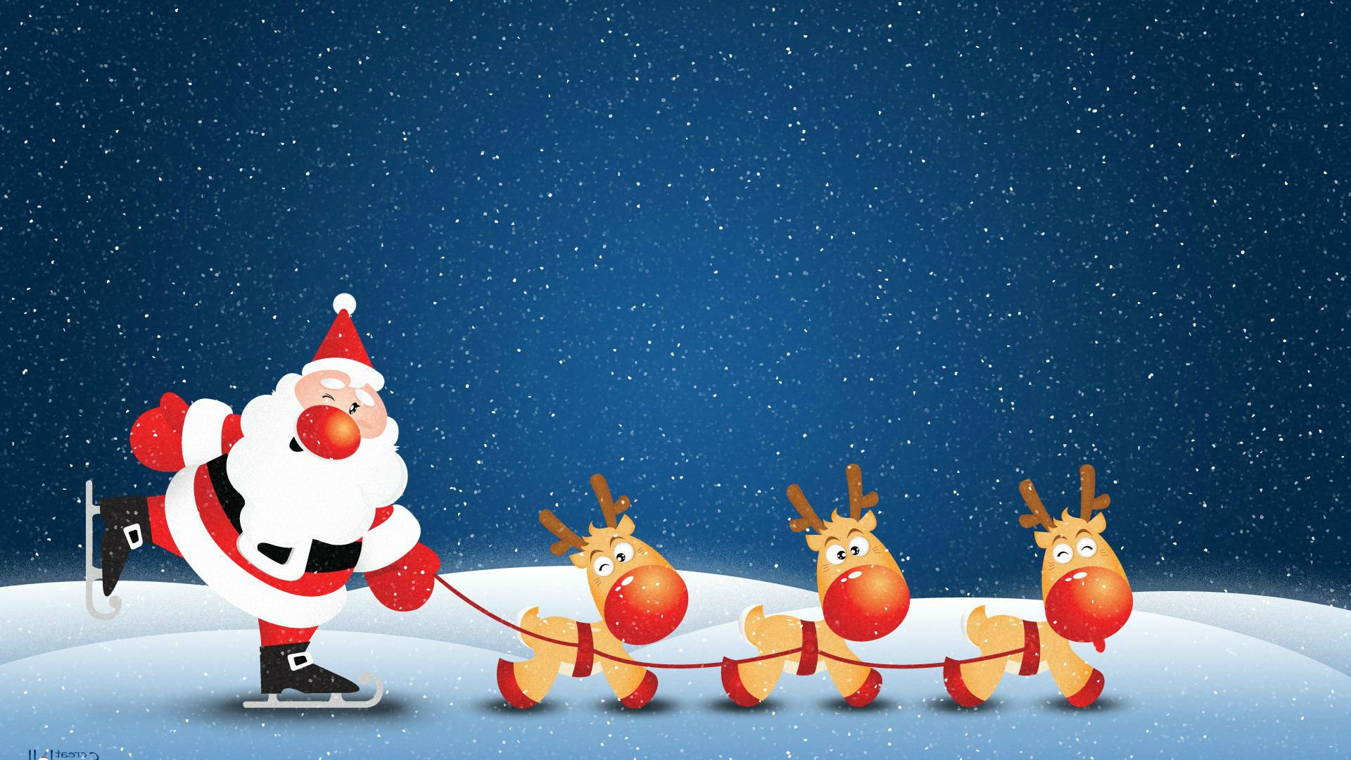 christmas, Holiday, Reindeer Wallpaper