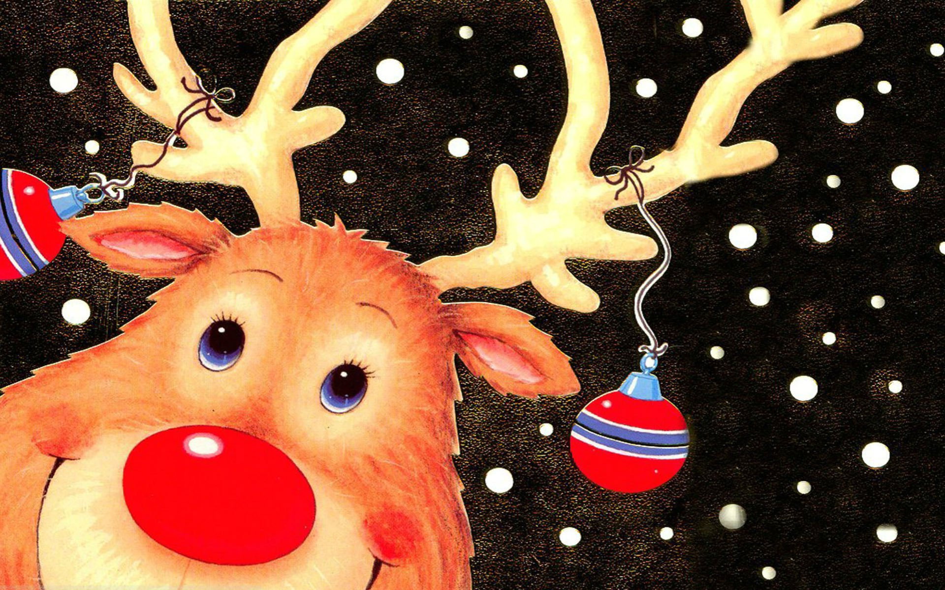 christmas, Holiday, Reindeer Wallpaper