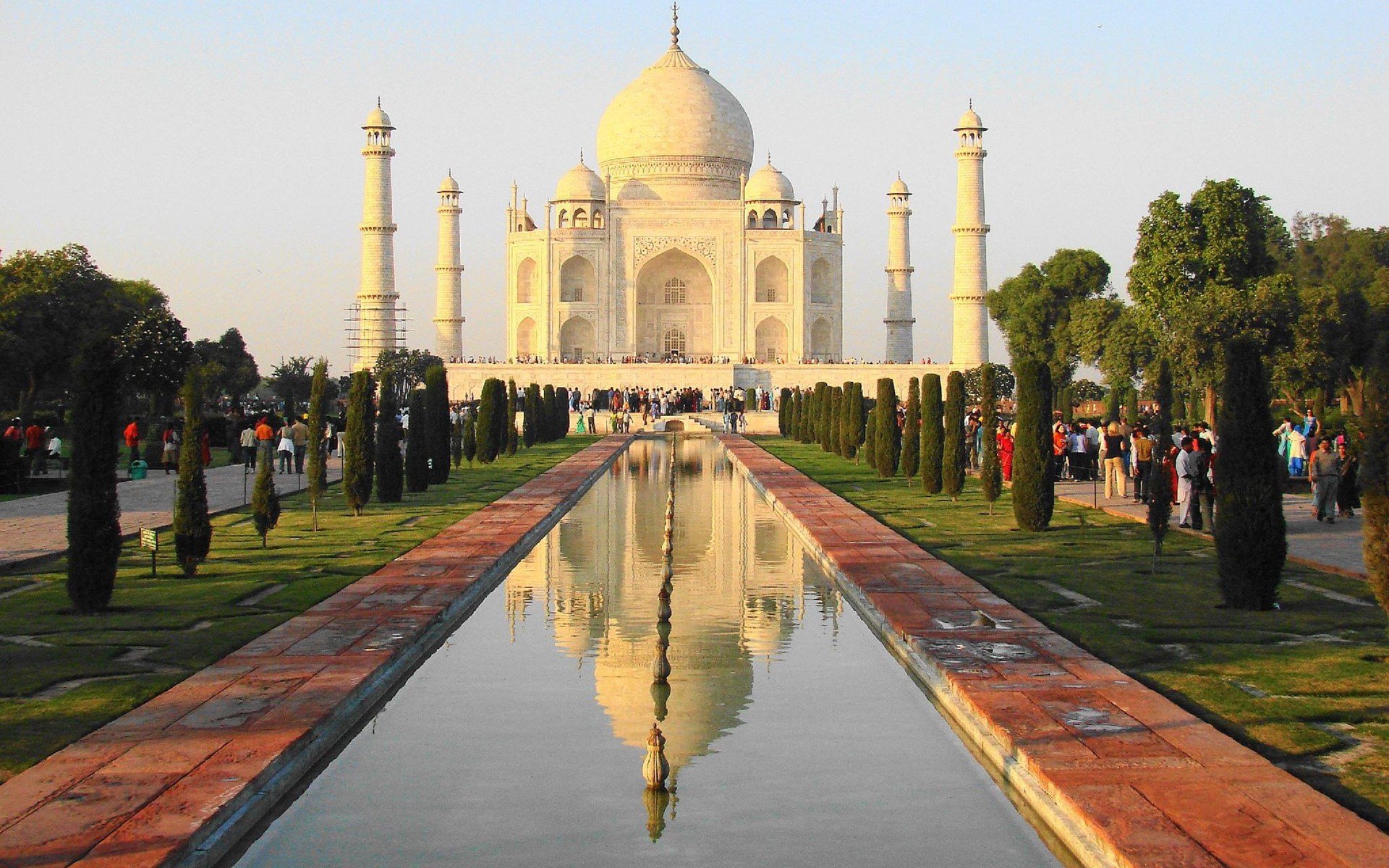 taj, Mahal, Agra, India, Palace, Architecture Wallpaper